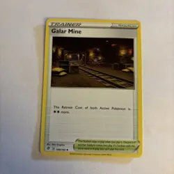 Galar Mine 160/192 Rebel Clash Regular Uncommon Pokemon Card - Image 1