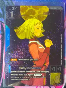 Gundam Card Game TCG - Sayla Mass - R+ - GD01-087 - NM - Image 1