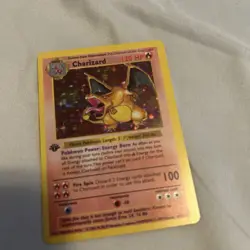 1st Edition Holo Charizard Pokemon Card. - Image 1