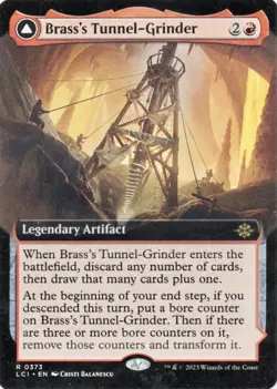 MTG - Brass's Tunnel-Grinder (Extended Art) 373 - The Lost Caverns of Ixalan NM - Image 1