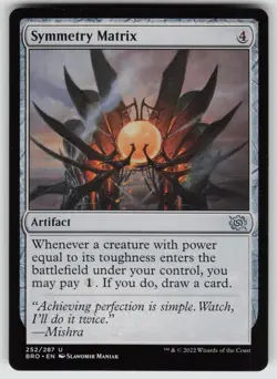 Symmetry Matrix U The Brothers' War 252 MTG - Image 1