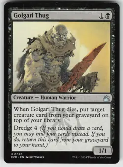 Golgari Thug U Ravnica Remastered 76 MTG - Image 1