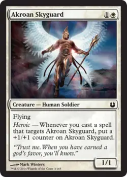 Akroan Skyguard - Medium Play MTG Born of the Gods - Image 1