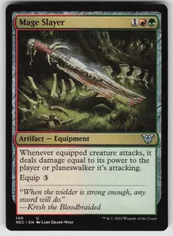 Mage Slayer U Commander: Kamigawa: Neon Dynasty 140 MTG - Image 1