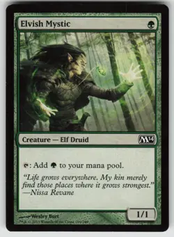 Elvish Mystic C Magic 2014 (M14) 169 MTG - Image 1