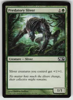 Predatory Sliver C Magic 2014 (M14) 189 MTG - Image 1