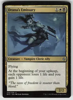 Drana's Emissary U Battle for Zendikar 210 MTG - Image 1