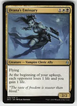 Drana's Emissary U Battle for Zendikar 210 MTG - Image 1