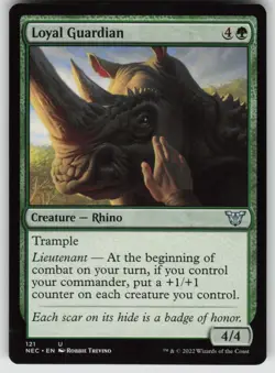 Loyal Guardian U Commander: Kamigawa: Neon Dynasty 121 MTG - Image 1