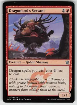 Dragonlord's Servant U Dragons of Tarkir 138 MTG - Image 1