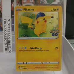 Pikachu 28/78 Pokemon Go Holo Rare 2022 Pokemon Card NEAR MINT+ electric - Image 1