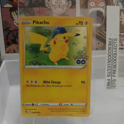 Pikachu 28/78 Pokemon Go Holo Rare 2022 Pokemon Card NEAR MINT+ electric - Image 4