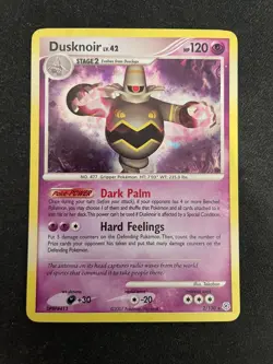 Dusknoir 2/130 Diamond & Pearl Holo Card Pokemon TCG - LP+ - Image 1