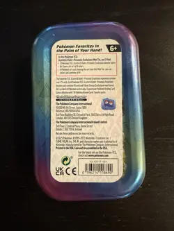 Pokemon TCG: Scarlet & Violet Prismatic Evolutions Sealed Mini Tin Flareon - Image 2