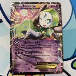 Pokemon Meloetta EX RC11/RC25 Legendary Treasures Holo Foil Card 2013 - Image 1