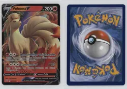 Ninetales V German Pokemon Sword & Shield Rebel Clash #026 15fy - Image 3