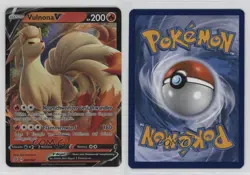 Ninetales V German Pokemon Sword & Shield Rebel Clash #026 15fy - Image 3