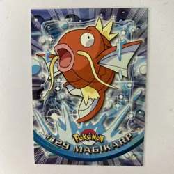 Topps Pokemon Magikarp 129 Series 3 Blue Logo Non Holo TV Animation Edition - Image 3
