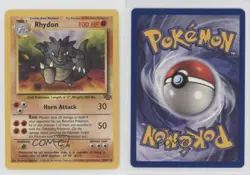 Rhydon Pokemon Jungle #45 1999 0d08 - Image 3