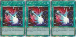 Yugioh RA01-EN060 Dark Ruler No More X3 1st Edition QCSR MINT - Image 1