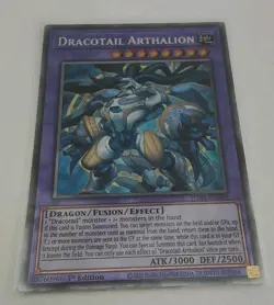 JUSH-EN006 Dracotail Arthalion Starlight Rare 1st Ed YuGiOh - Image 1