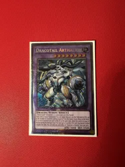 JUSH-EN006 Dracotail Arthalion Starlight Rare 1st Ed YuGiOh - Image 1