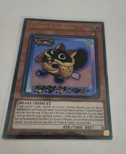 JUSH-EN017 Cooky☆Yummy Ultra Rare 1st Ed YuGiOh - Image 1