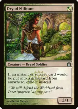 X 1 Dryad Militant NM Return to Ravnica 214 MTG Magic The Gathering - Image 1