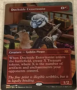 Dockside Extortionist (Borderless) Double Masters 2022 Foil - Image 1