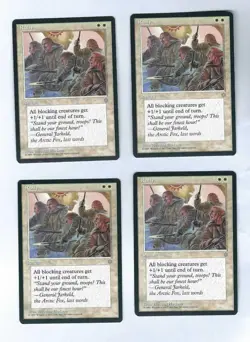 4x Rally - Ice Age - Magic The Gathering NM/M (Never Played) - Image 1