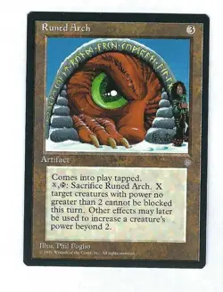 Runed Arch - Ice Age - Magic The Gathering NM/M (Never Played) - Image 1