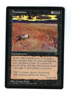 Desolation - Vision - Magic The Gathering NM/M (Never Played) - Image 1