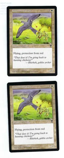 2x Freewind Falcon - Vision - Magic The Gathering NM/M (Never Played) - Image 1