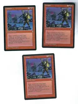 3x Conquer - Ice Age - Magic The Gathering (Lightly Played) - Image 1