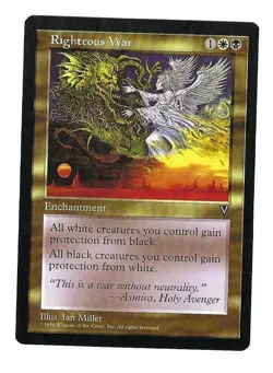 Righteous War - Vision - Magic The Gathering NM/M (Never Played) - Image 1