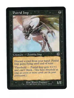 Putrid Imp - Torment - Magic The Gathering M/NM (Never Played) - Image 1