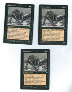3x Ashen Ghoul - Ice Age - Magic The Gathering (Lightly Played) - Image 1