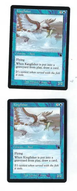 2x Kingfisher - Urza's Destiny - Magic The Gathering - NM/M (Never Played) - Image 1
