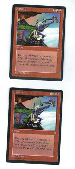 2x Anarchy - Ice Age - Magic The Gathering (Lightly Played) - Image 1