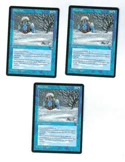 3x Snowfall - Ice Age - Magic The Gathering (Lightly Played) - Image 1