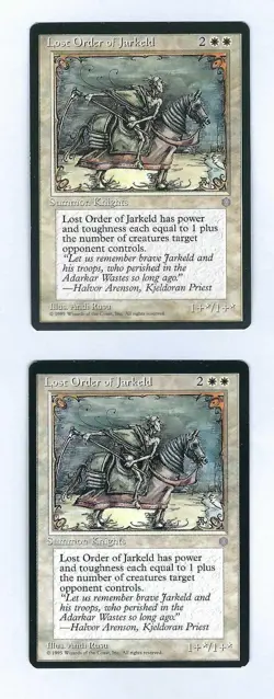 2x Lost Order of Jarkeld - Ice Age - Magic The Gathering NM/M (Never Played) - Image 1