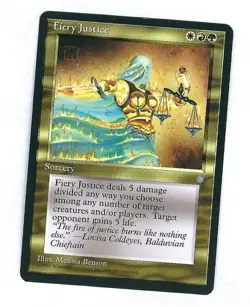 Fiery Justice - Ice Age - Magic The Gathering NM/M (Never Played) - Image 1