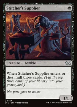 1x Stitcher's Supplier - MTG Duskmourn Commander - NM-Mint, English - Image 1