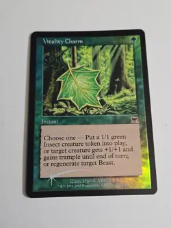 Vitality Charm (Onslaught) FOIL x1 MTG ENGLISH Rare Check My Store! - Image 1