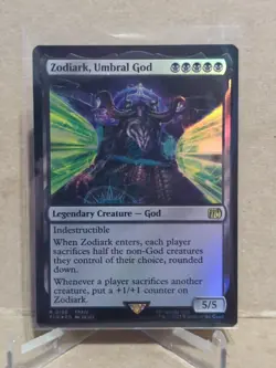 2025 Magic The Gathering Final Fantasy Foil #0128 Zodiark, Umbral God R - Image 1