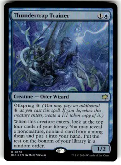 1x Thundertrap Trainer - Foil NM-Mint, English Bloomburrow MTG Magic - Image 1
