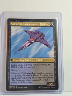 MTG Cyclonus, the Saboteur Cyclonus, Cybertronian Fighter Transformers 009/015 - Image 2