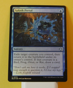 MTG BLB: Splash Portal (Sorcery) Bloomburrow Uncommon Foil 0074 - Image 1