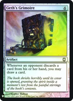 Magic The Gathering MTG GETH'S GRIMOIRE FOIL Mystery Booster NM Near Mint - Image 1