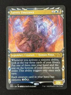 1x MTG Satoru Umezawa (Showcase) - Kamigawa: Neon Dynasty (NEO) #352 - Magic - Image 1